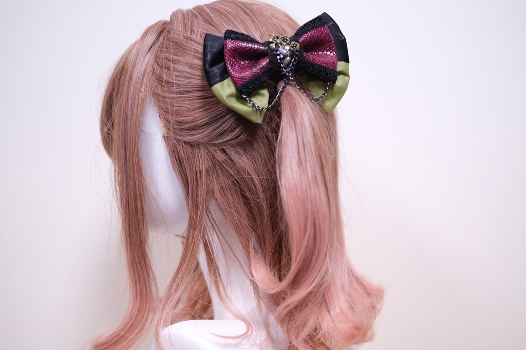 【99%】鬼滅の刃 妓夫太郎イメージ リボンバレッタ