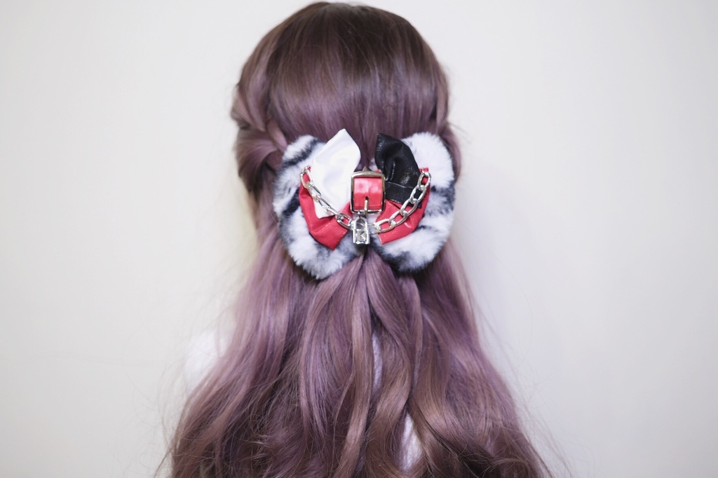 【99%】仔犬 リボンバレッタ