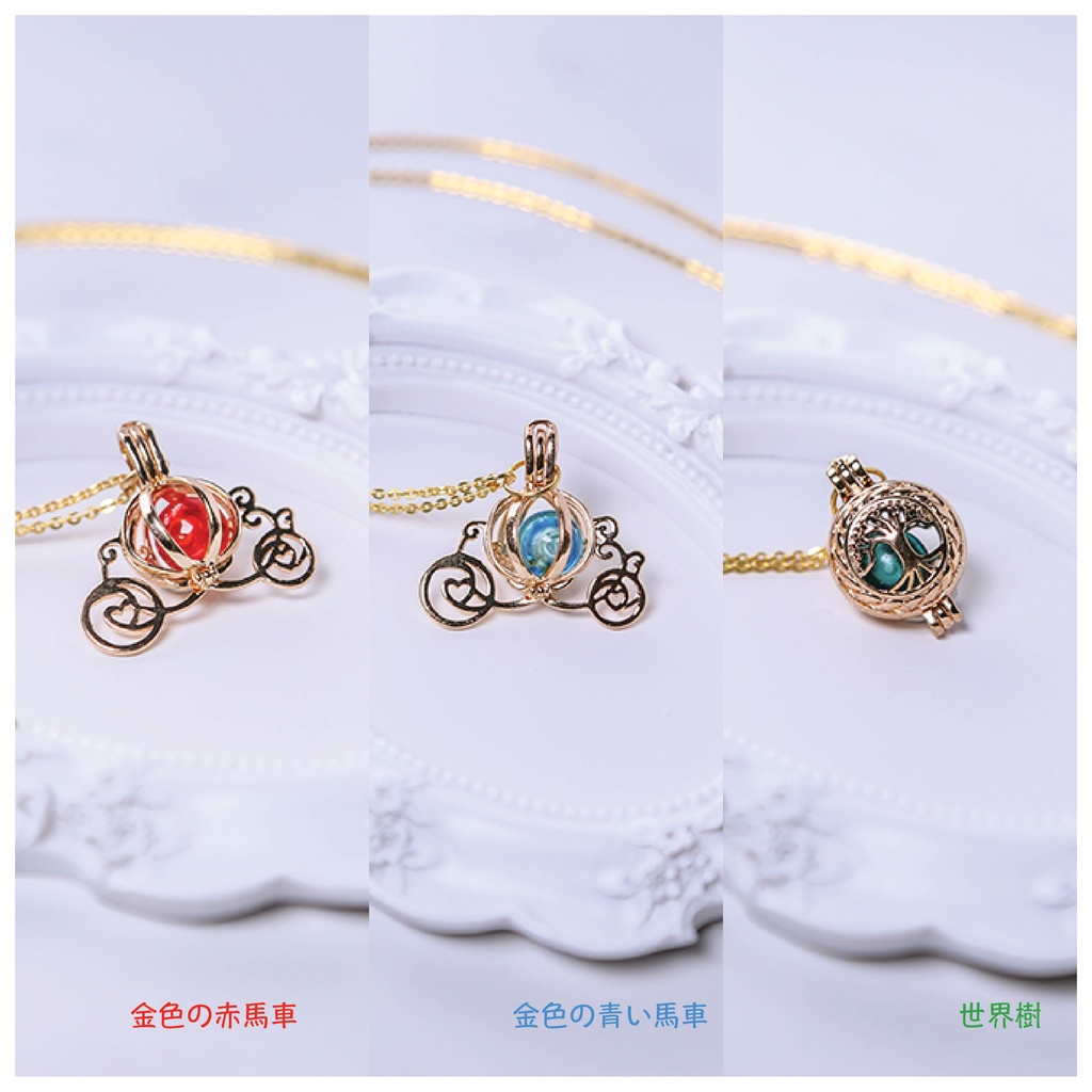 【アキヤ】香水入れ金ネックレス