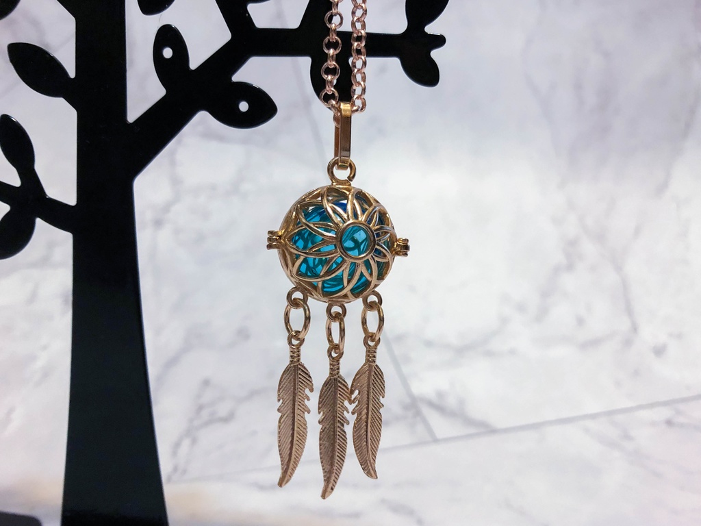 【アキヤ】香水入れ銀ネックレス