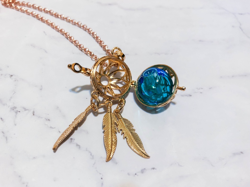 【アキヤ】香水入れ銀ネックレス