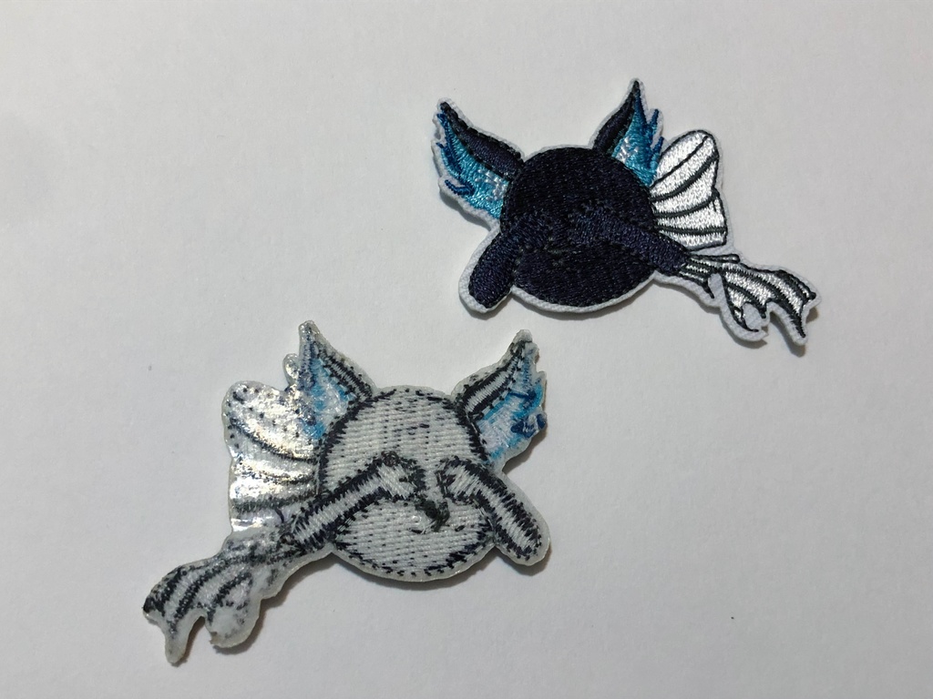 【アキヤ】 グリム 刺繍ワッペン ごめん寝