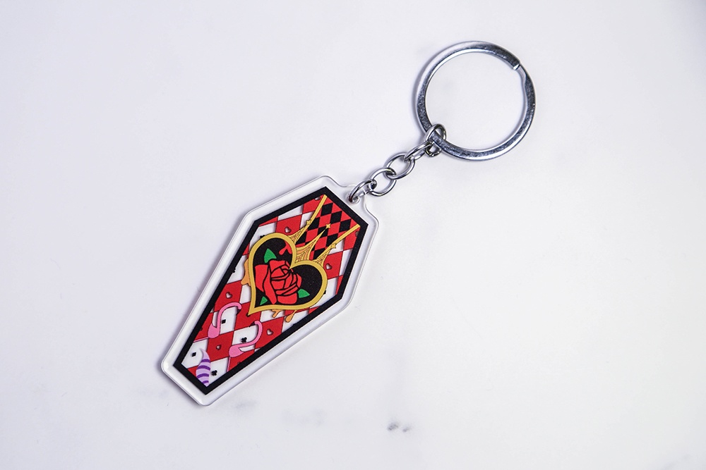 【アキヤ】寮イメージ 棺キーホルダー