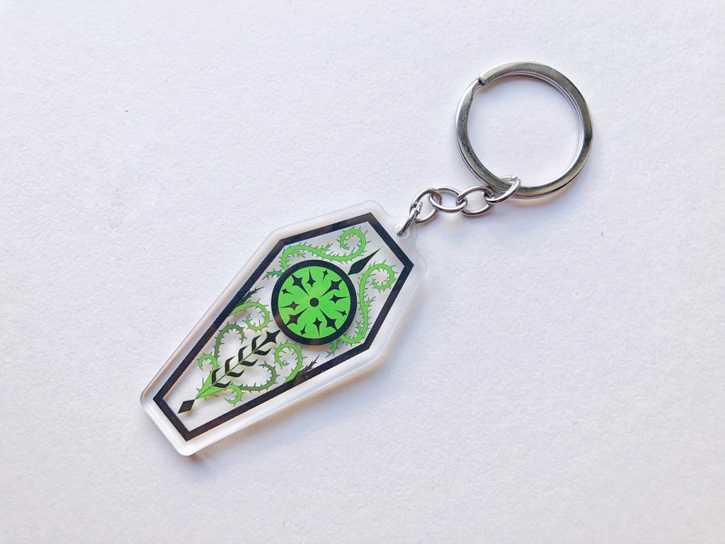 【アキヤ】寮イメージ 棺キーホルダー