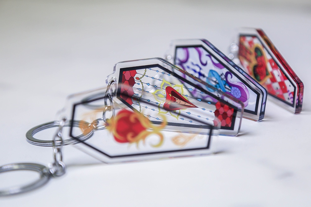 【アキヤ】寮イメージ 棺キーホルダー