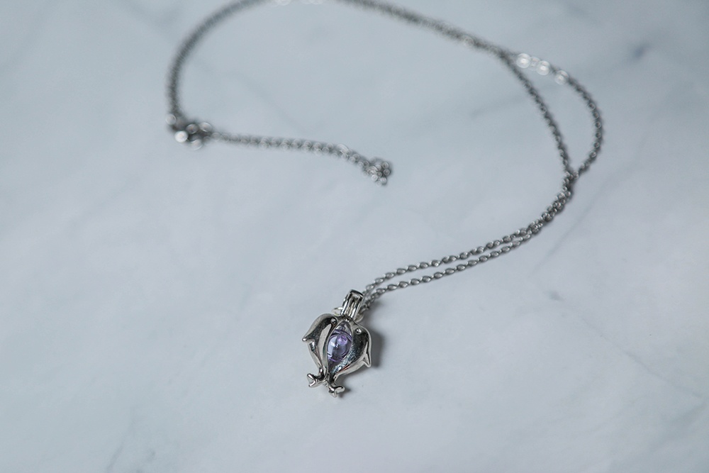 【アキヤ】香水入れ銀ネックレス2