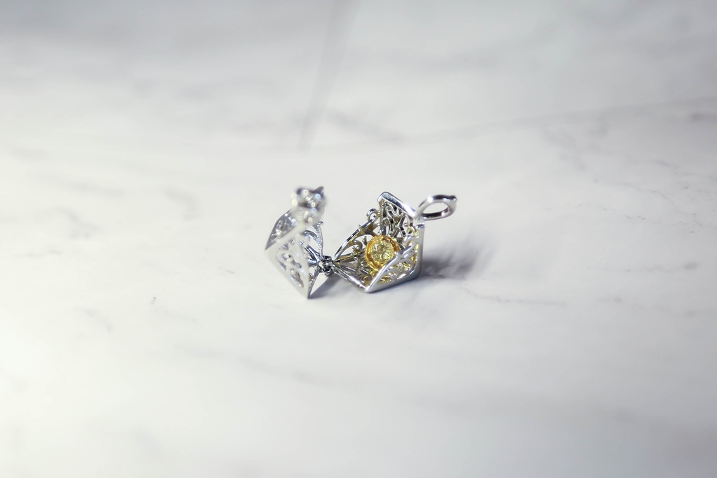 【アキヤ】香水入れ銀ネックレス2