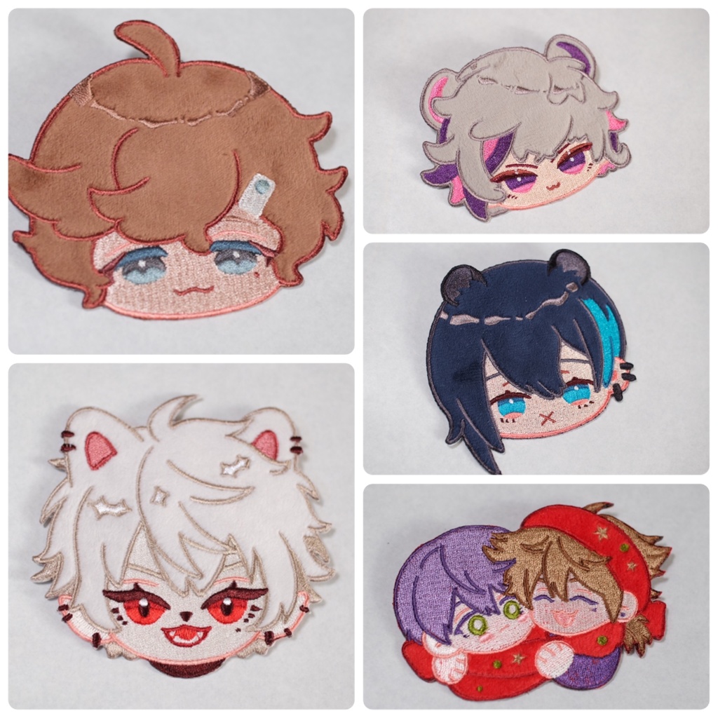 【非公式】にじさんじ　刺繍ワッペン