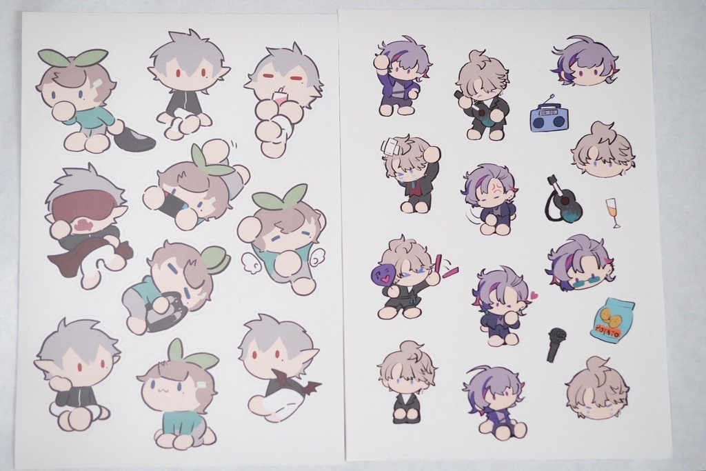 【非公式】ChroNoiR,アニキとコブン,咎人 ステッカー