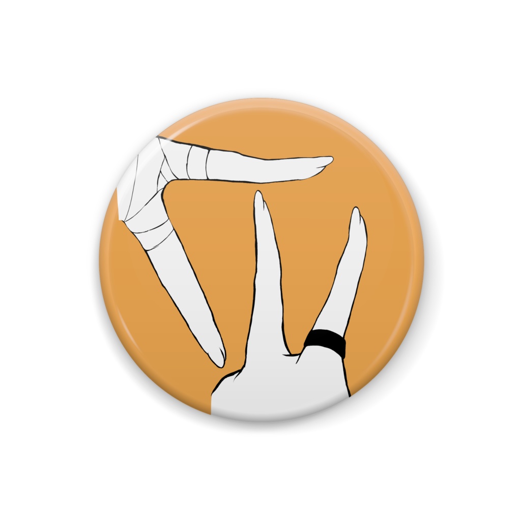 【非公式】虚空教 and Peace 缶バッジ