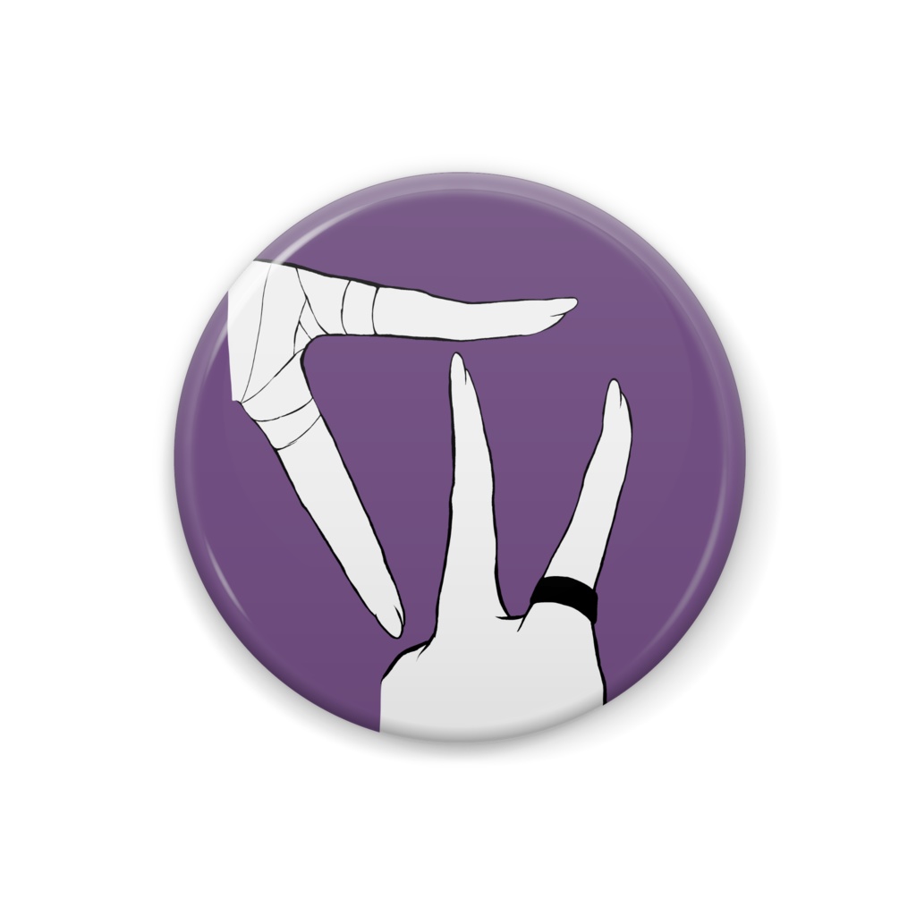 【非公式】虚空教 and Peace 缶バッジ