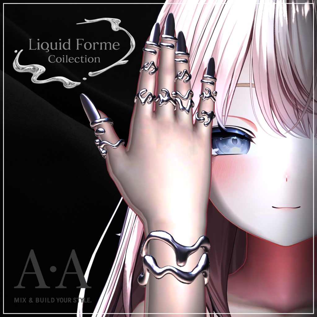 [ 3D Accessory ] Liquid Forme Collection [ 8 Avatar Support ]