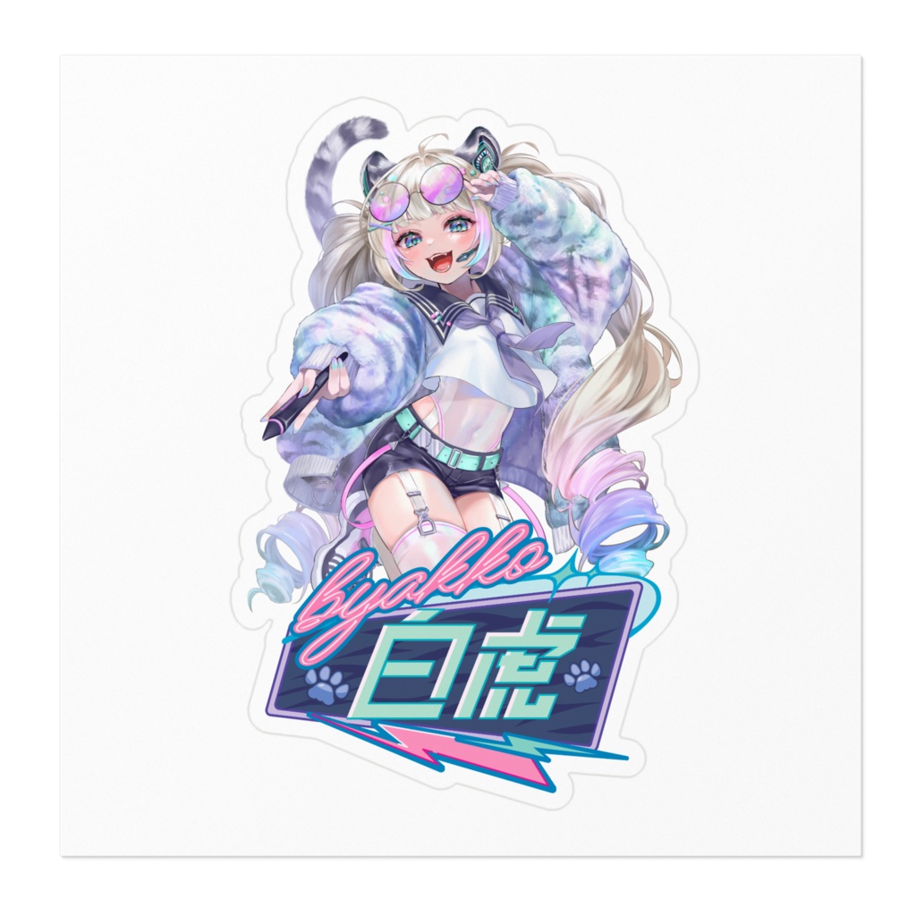 白虎キービジュ&ロゴステッカー