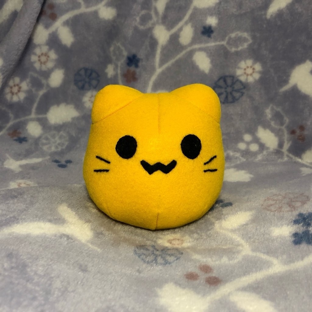 ゆんのみ式BlobCatぬいぐるみの型紙