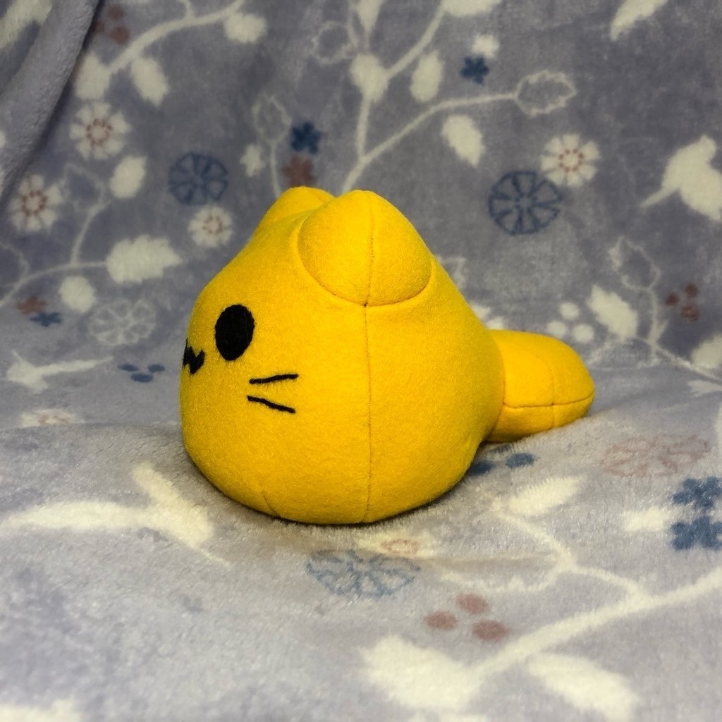 ゆんのみ式BlobCatぬいぐるみの型紙