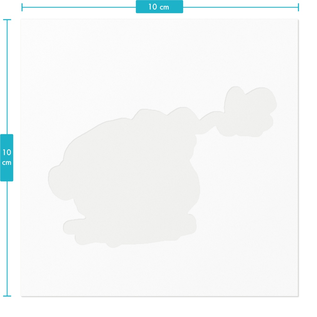 ディストーションばくだんステッカー