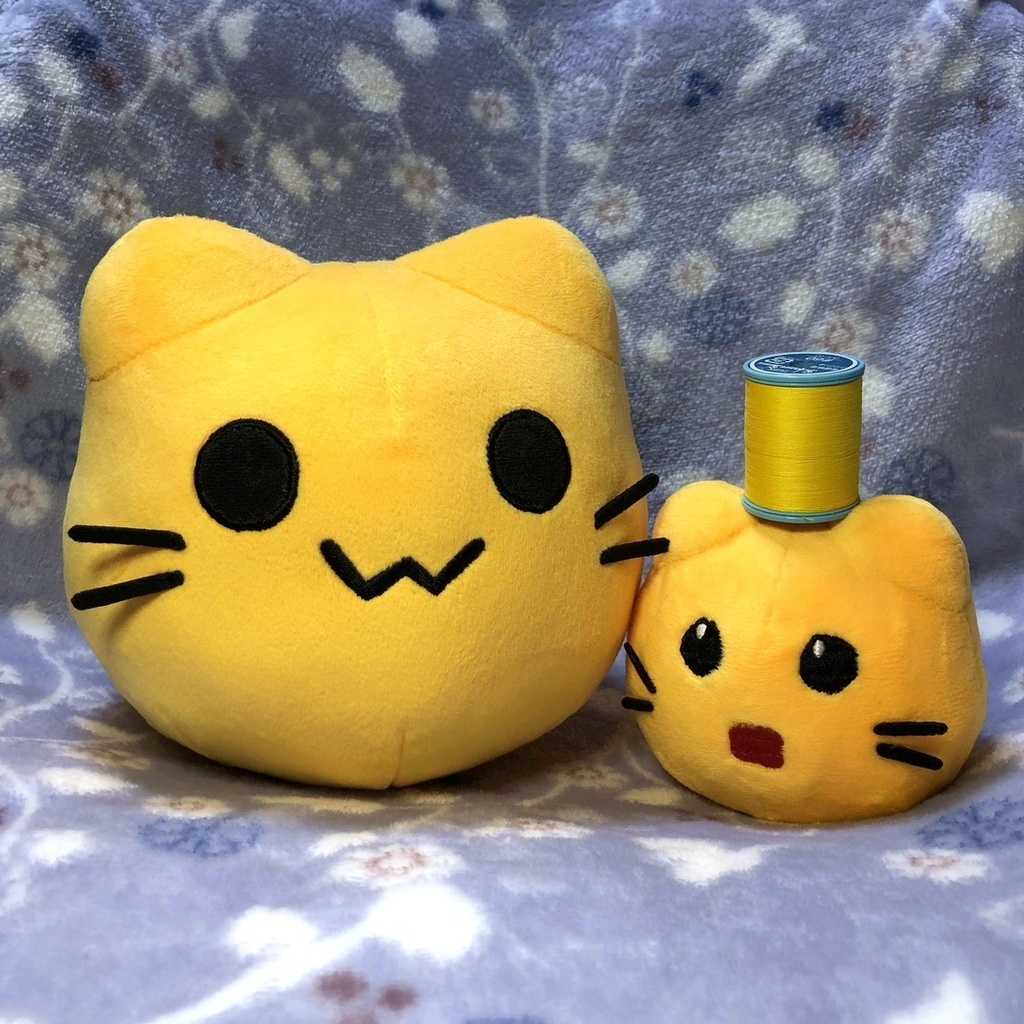 巨大ゆんのみ式BlobCatぬいぐるみ　完成品