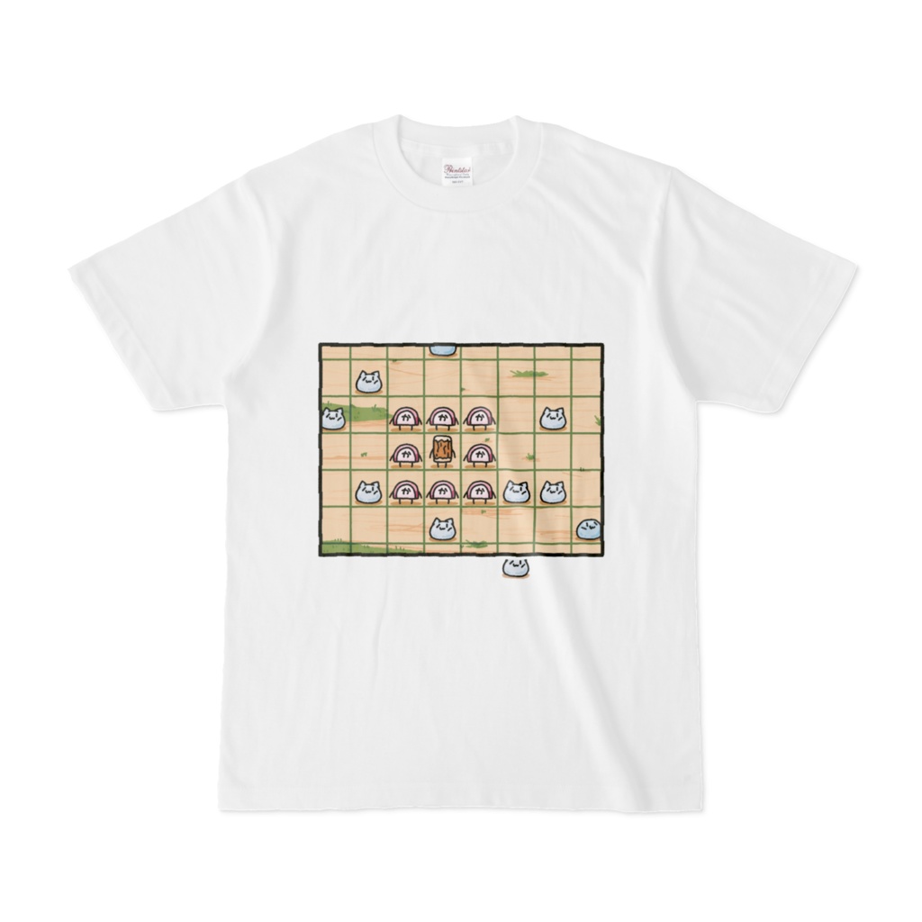 ゲッソリ帝国ツールで適当に配置されたTシャツ