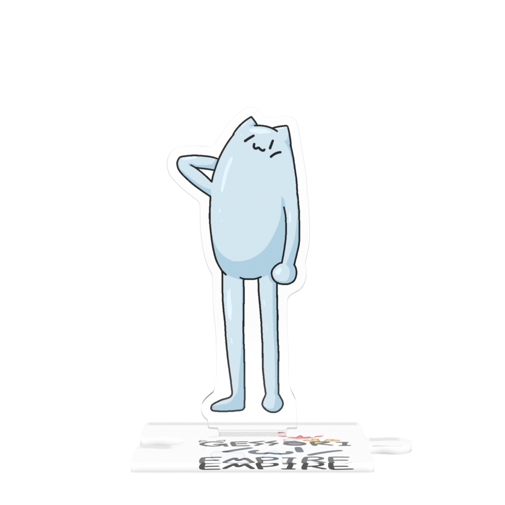 首痛めポーズみみっそりさんアクリルフィギュア