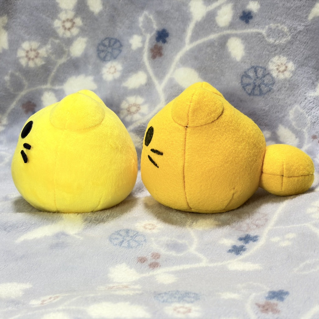 ゆんのみ式BlobCatぬいぐるみ型紙 Ver.2