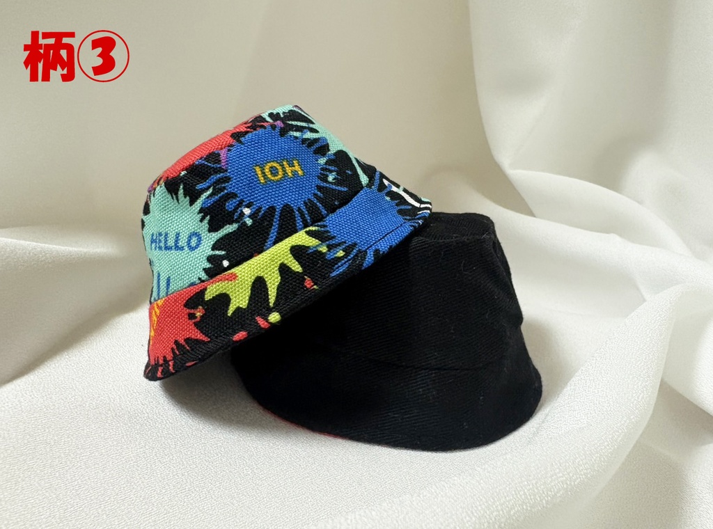 リバーシブル バケットハット