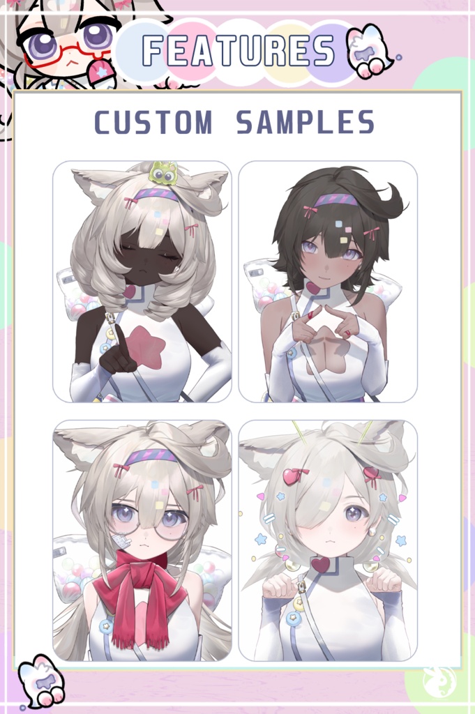 【Live2D Model】 Customize/60+ Toggle/animated 昭果幽幽