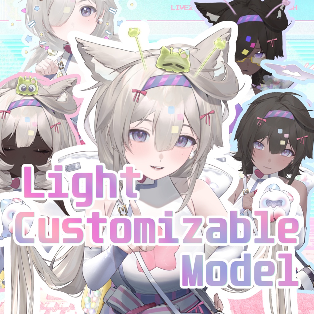 【Live2D Model】 Customize/60+ Toggle/animated 昭果幽幽