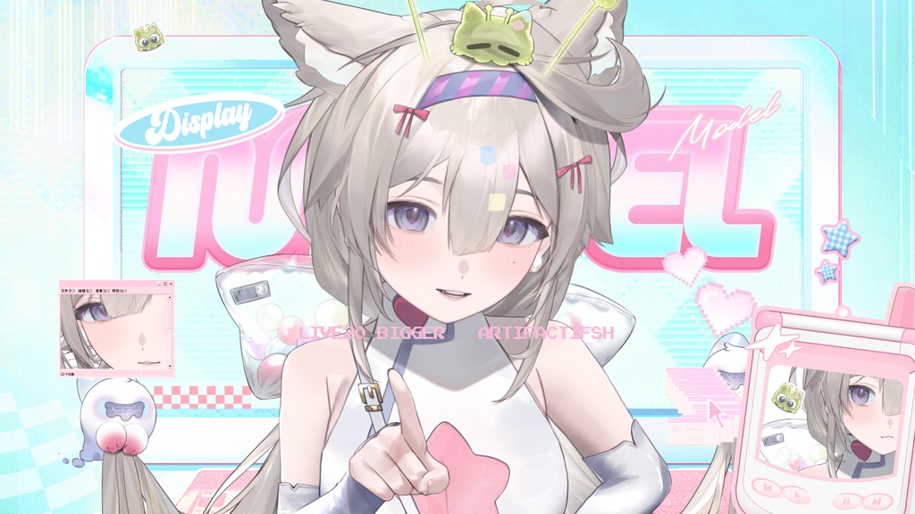 【Live2D Model】 Customize/60+ Toggle/animated 昭果幽幽