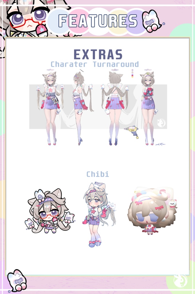 【Live2D Model】 Customize/60+ Toggle/animated 昭果幽幽
