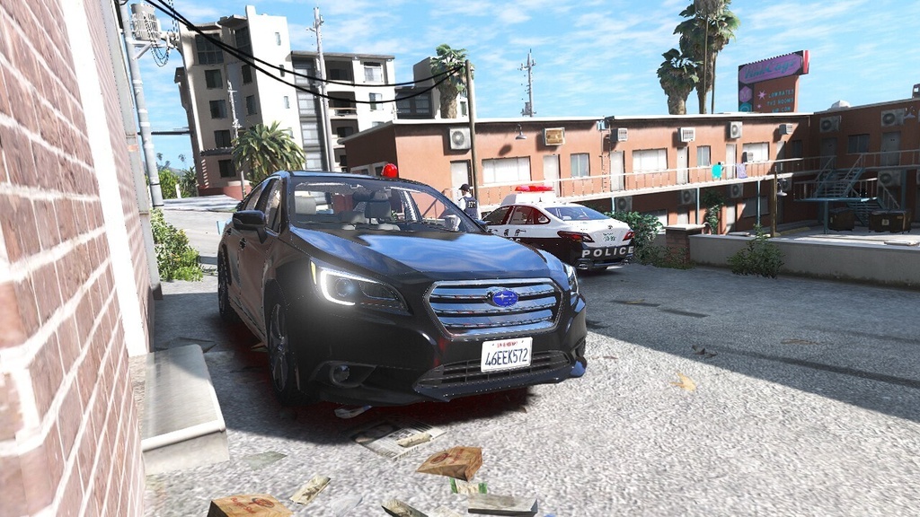 【GTAV専用】スバル6代目レガシィ捜査用覆面パトカー