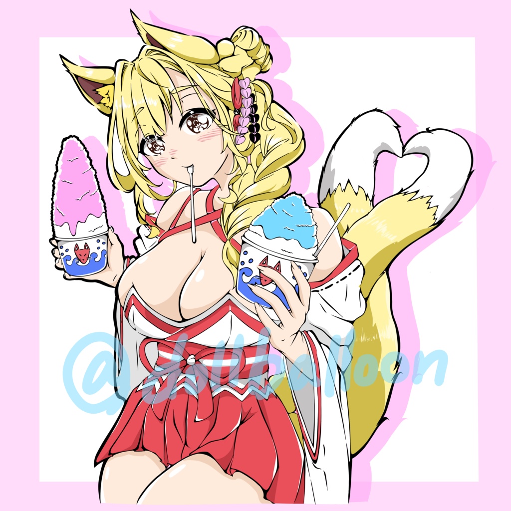 【カリサン18&パヤソ16】夏祭り妖娘さんランダム8色セット