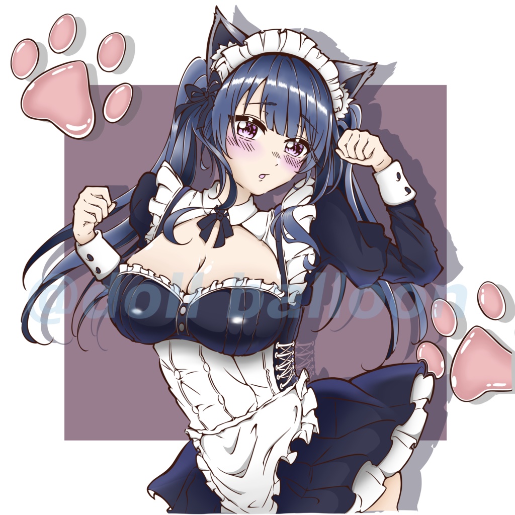 【カテックス18】猫さんメイド全8色コンプリートセット