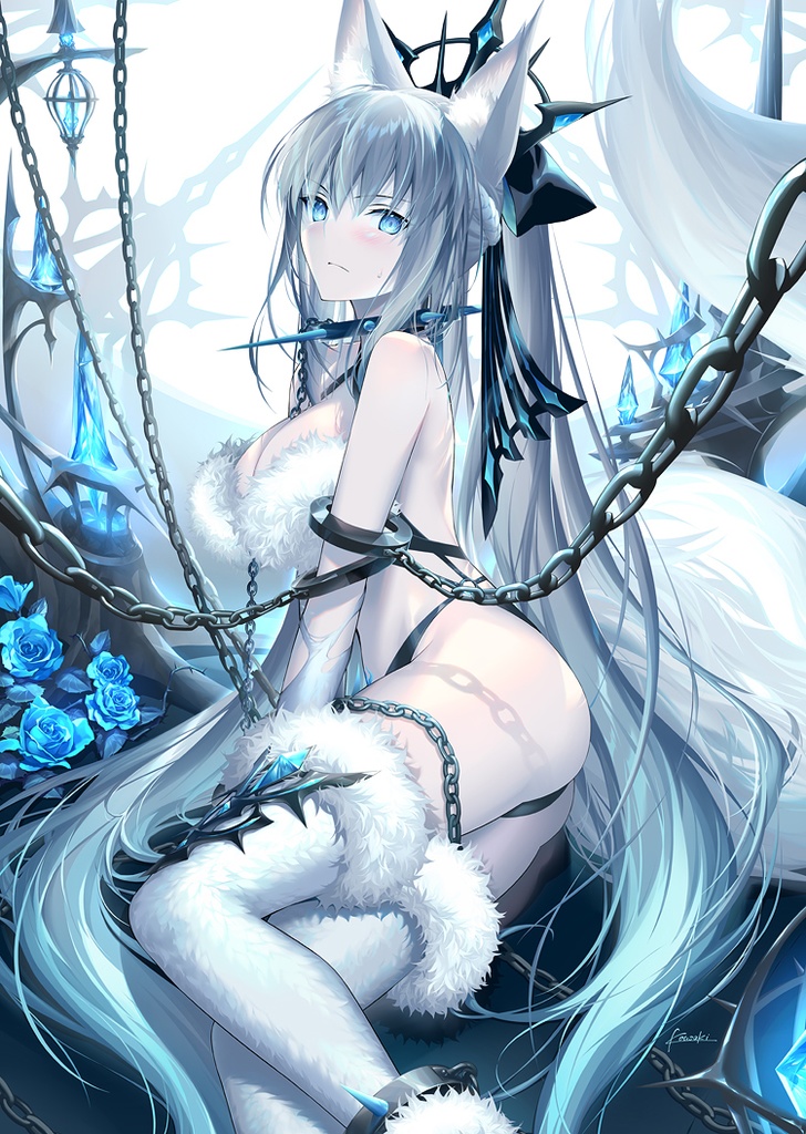 【B2・B1タペストリー】もふもふ照れモルガン【受注予約生産】