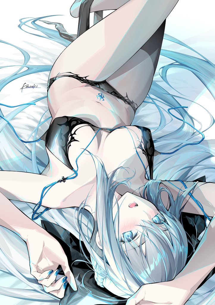 【C107】寝そべりモルガンB2タペストリー【受注生産】