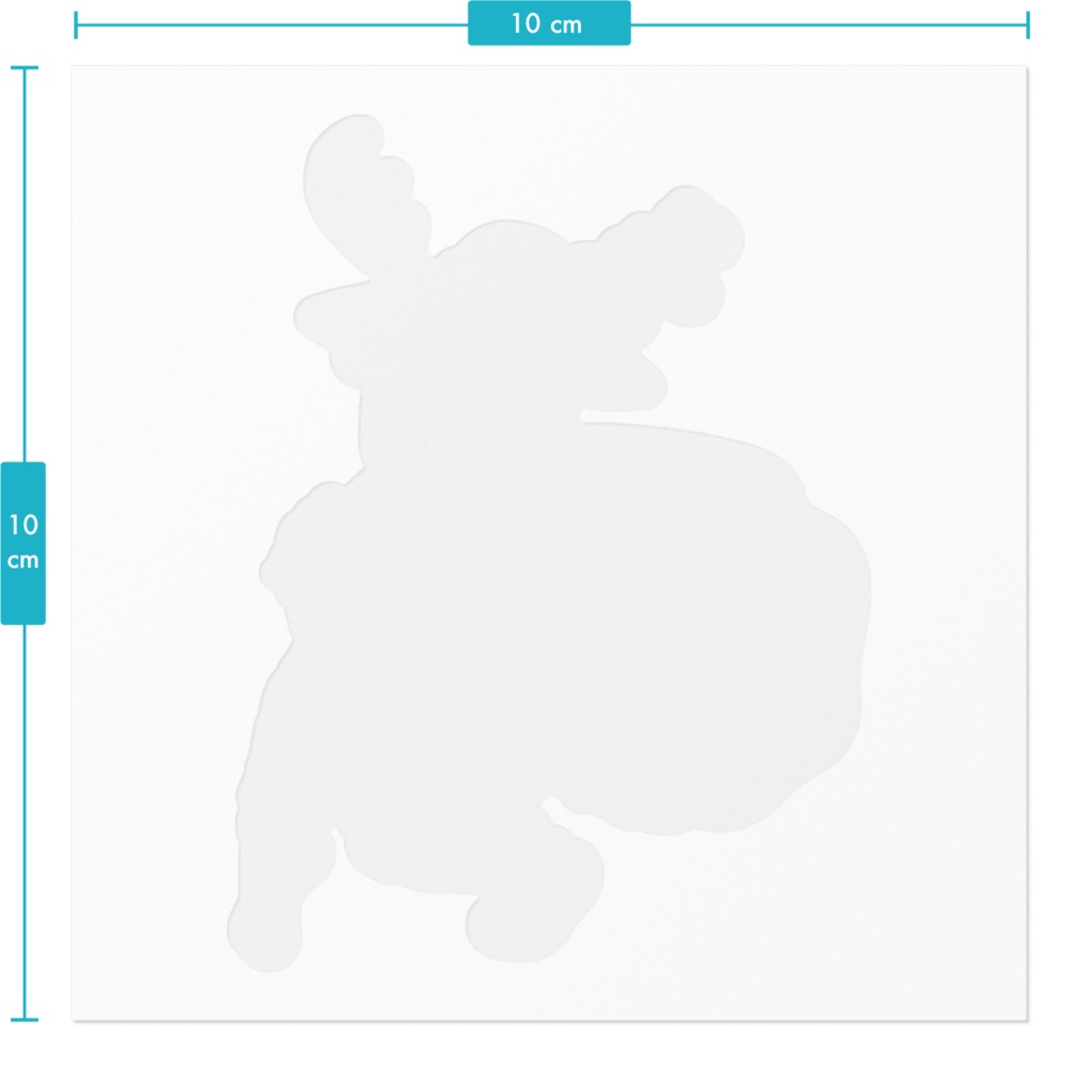 トナカイのサンタ ステッカー