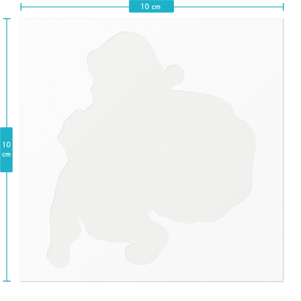 ゴリラのサンタ ステッカー