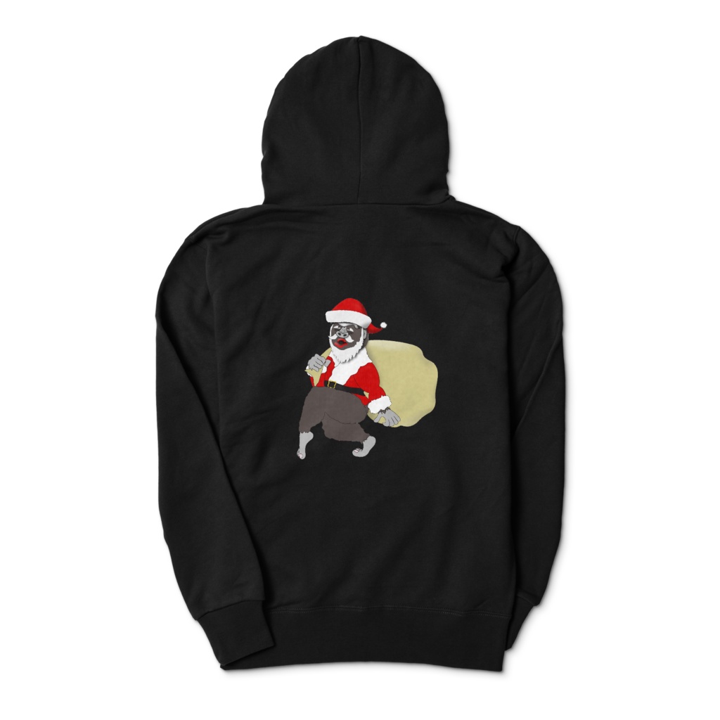 トナカイのサンタ パーカー