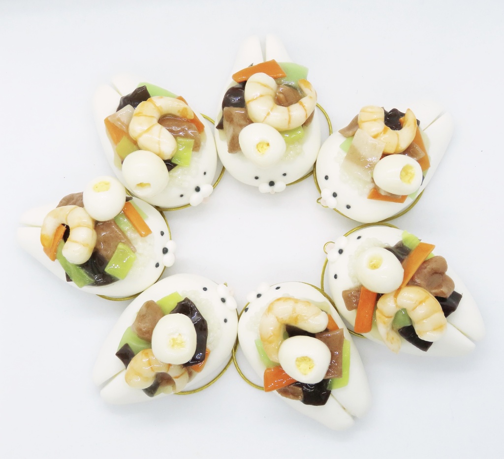 もちっとあざらしの中華丼キーチェーン