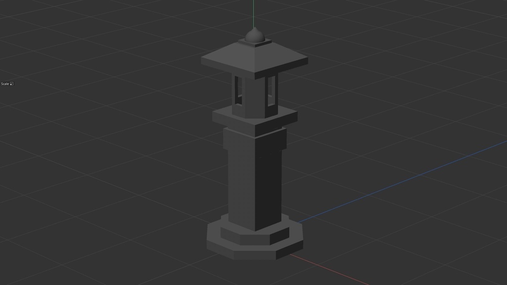 灯篭の3Dデータ