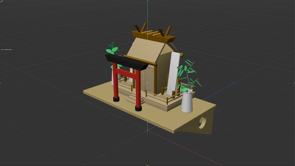 神棚の3Dデータ