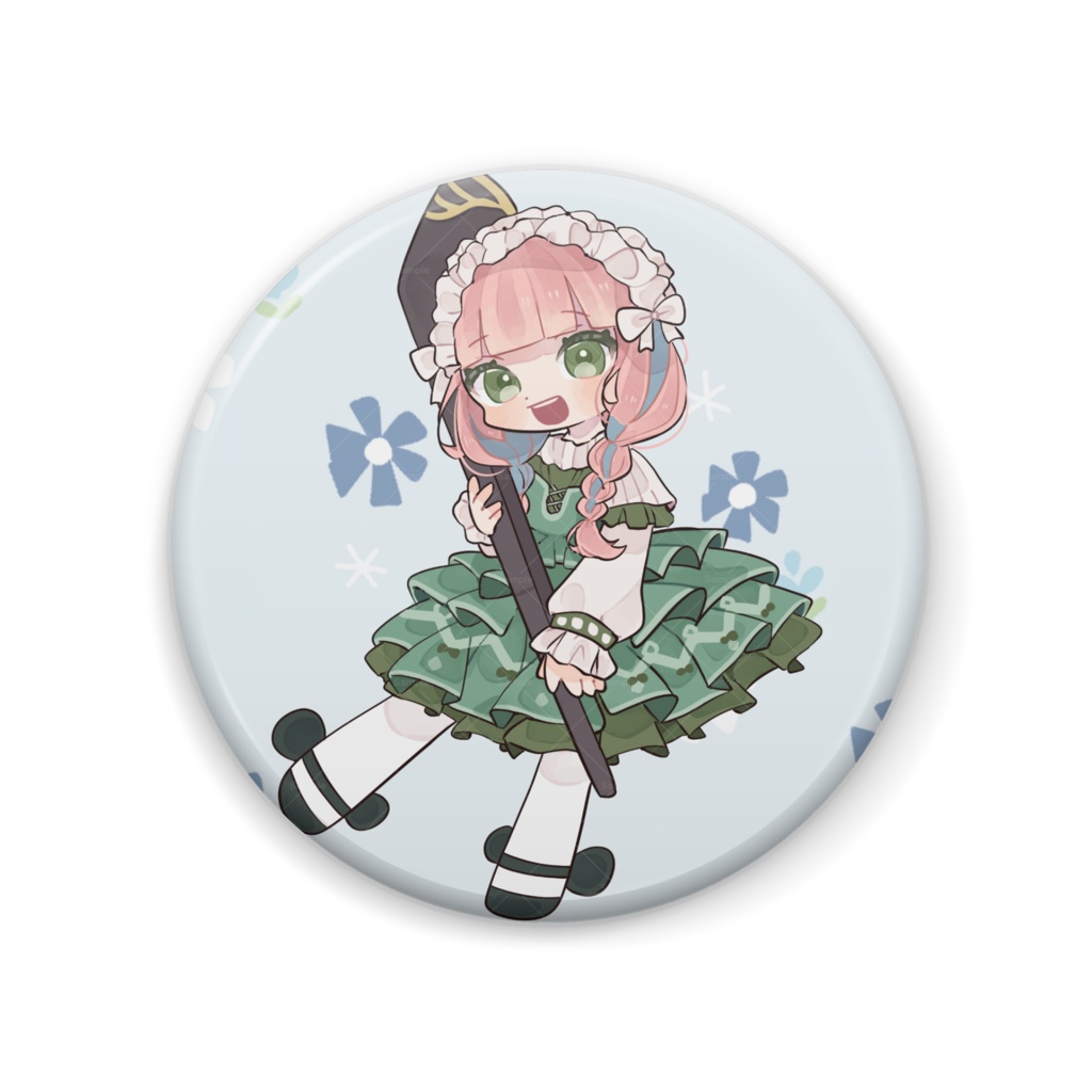 いつも心にマスケット銃缶バッジ(ミニキャラ)