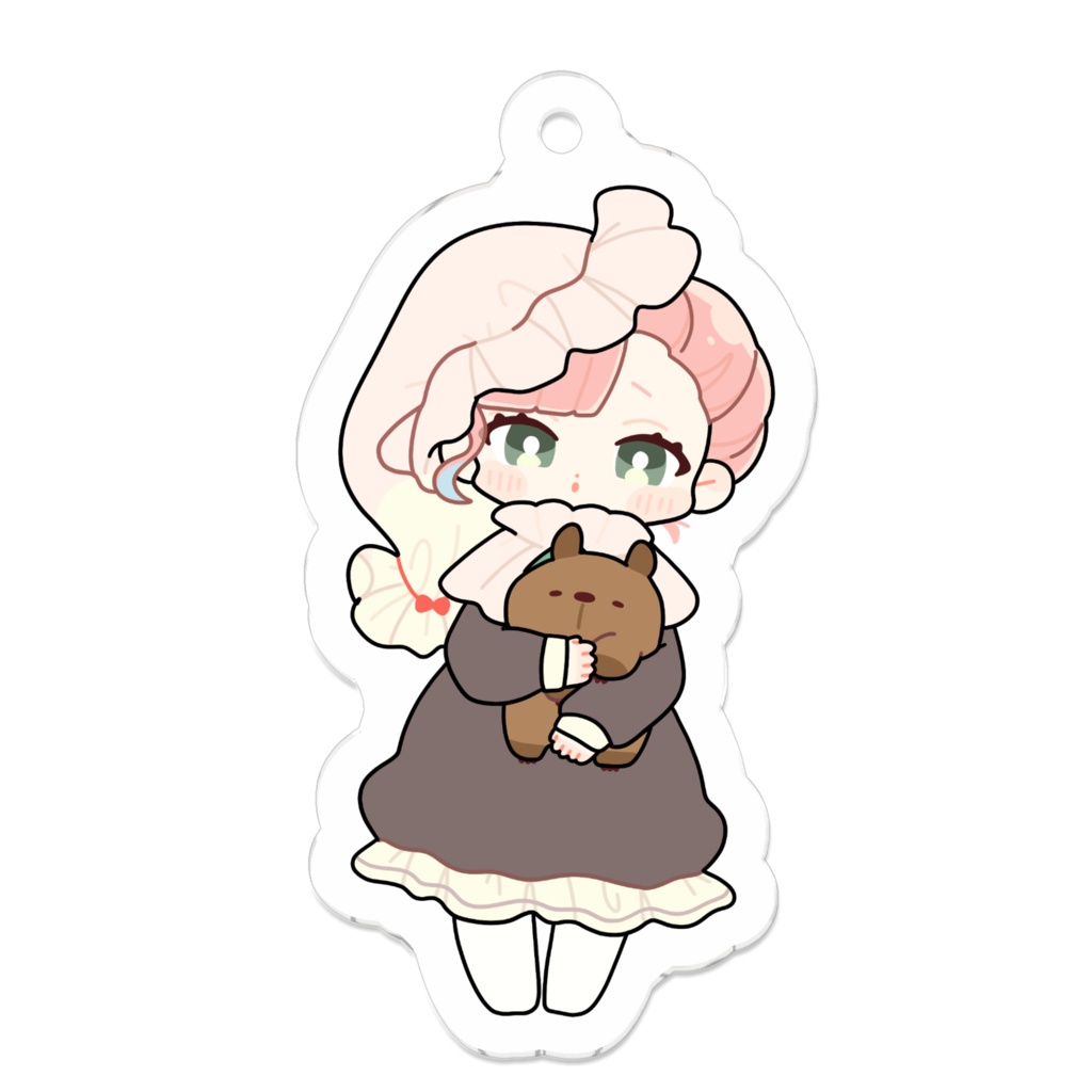 おやすみククリ〜かぴもとさんと一緒Ver.〜アクリルキーホルダー