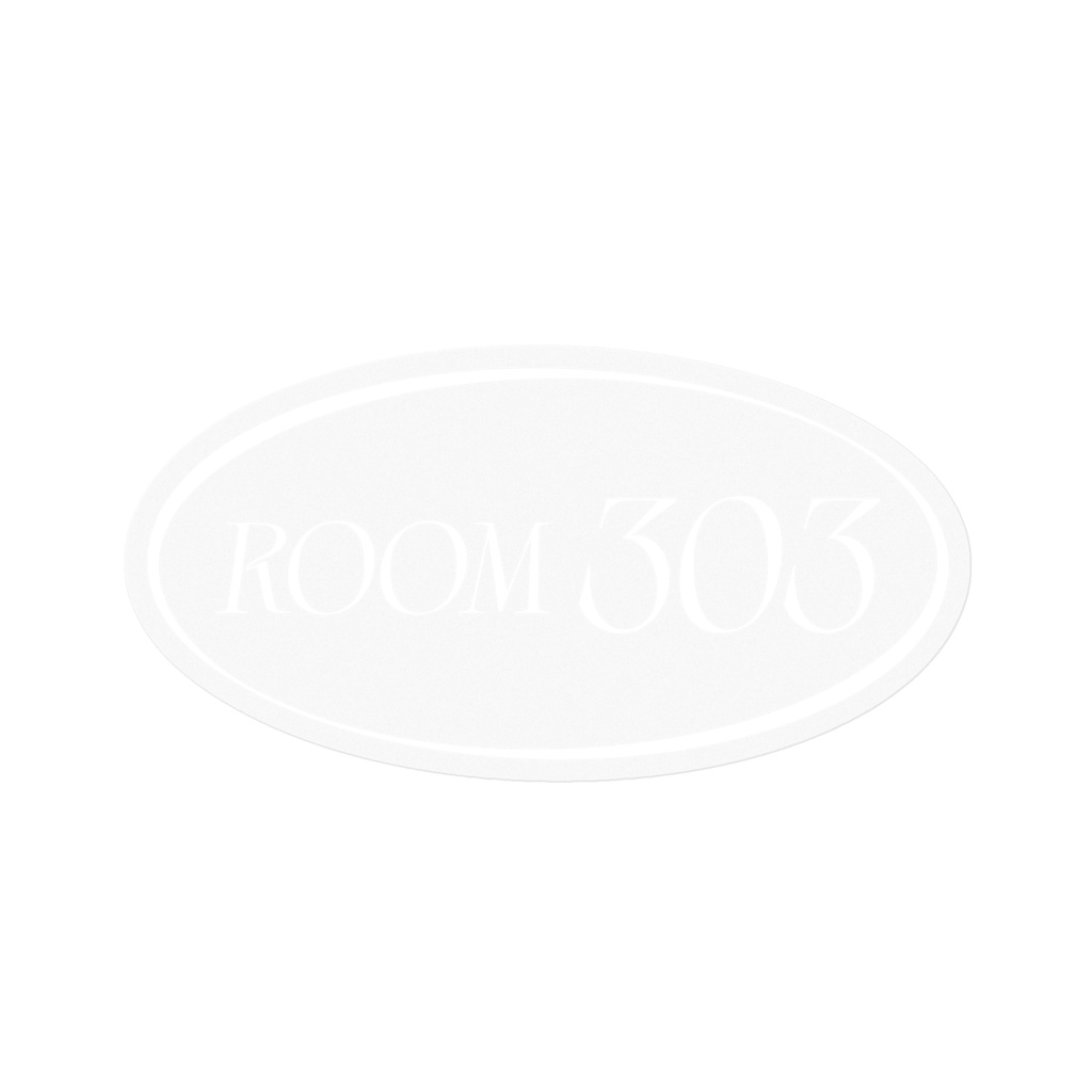 【ROOM303】 clear sticker