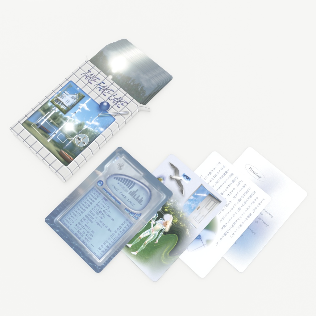 【TAKE FAKE LAKE】 Download code + Artwork cards (with 2 Bonus Tracks)