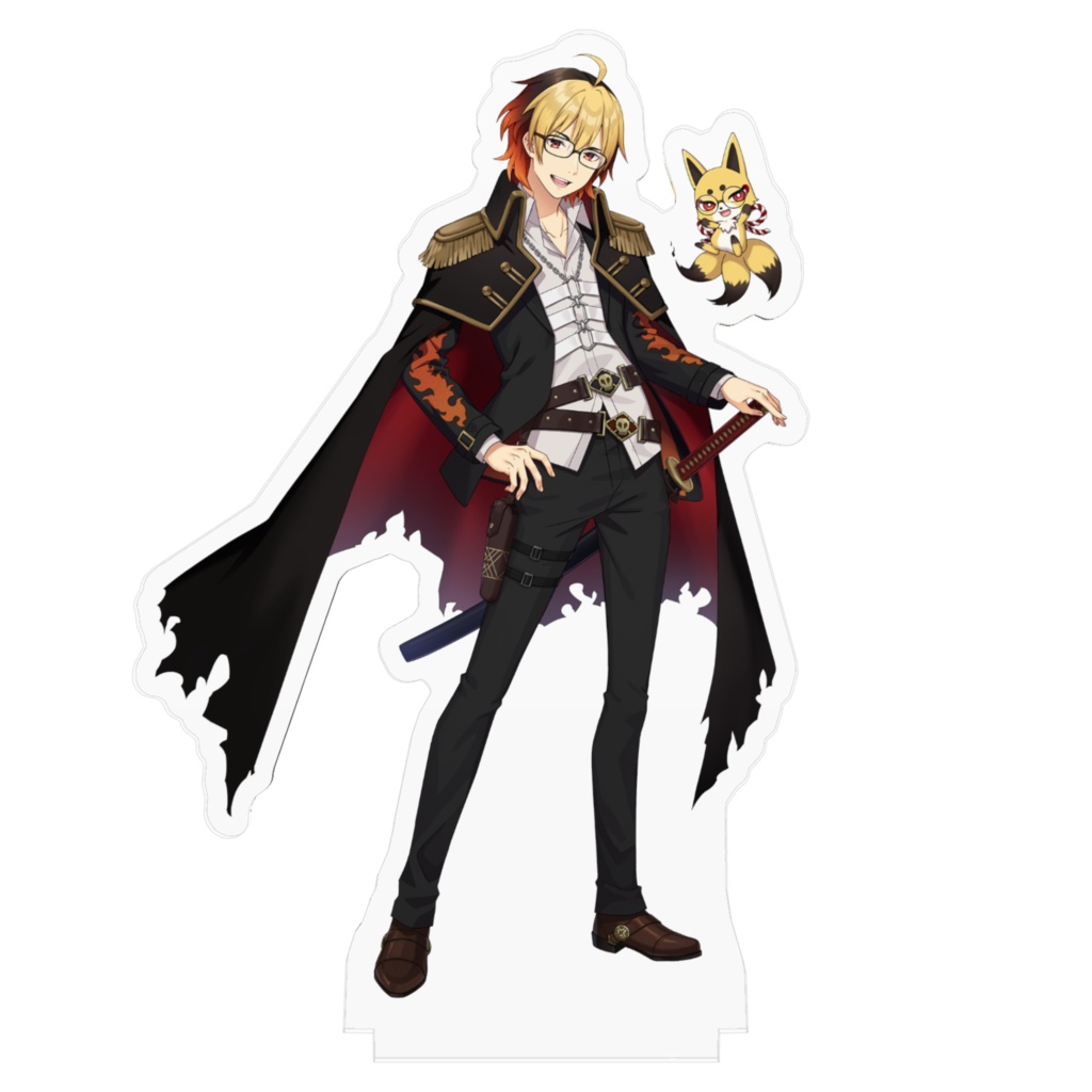 【1周年】眼鏡Ver. 100mm x 100mm アクスタ