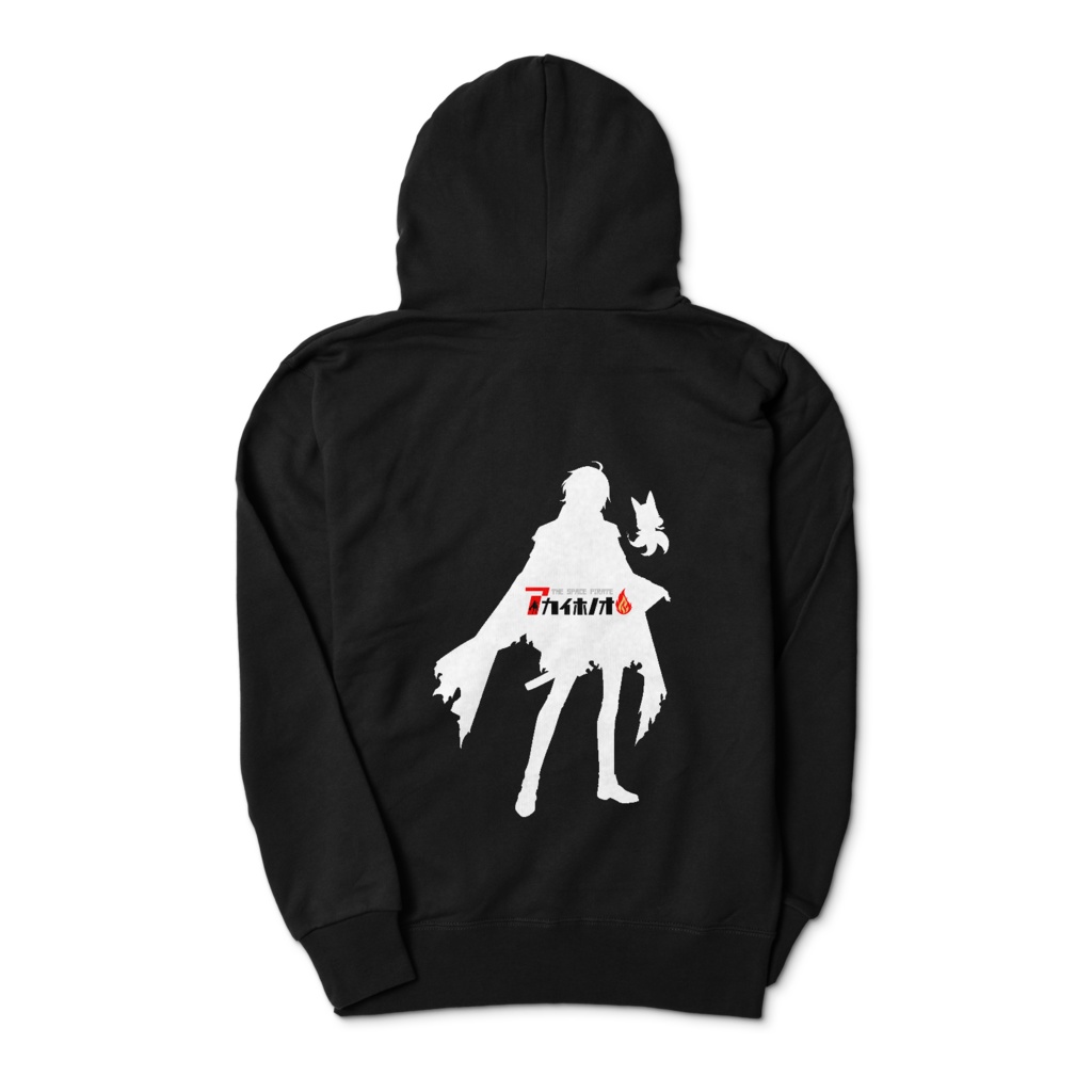 【1周年】ジップパーカー ブラック