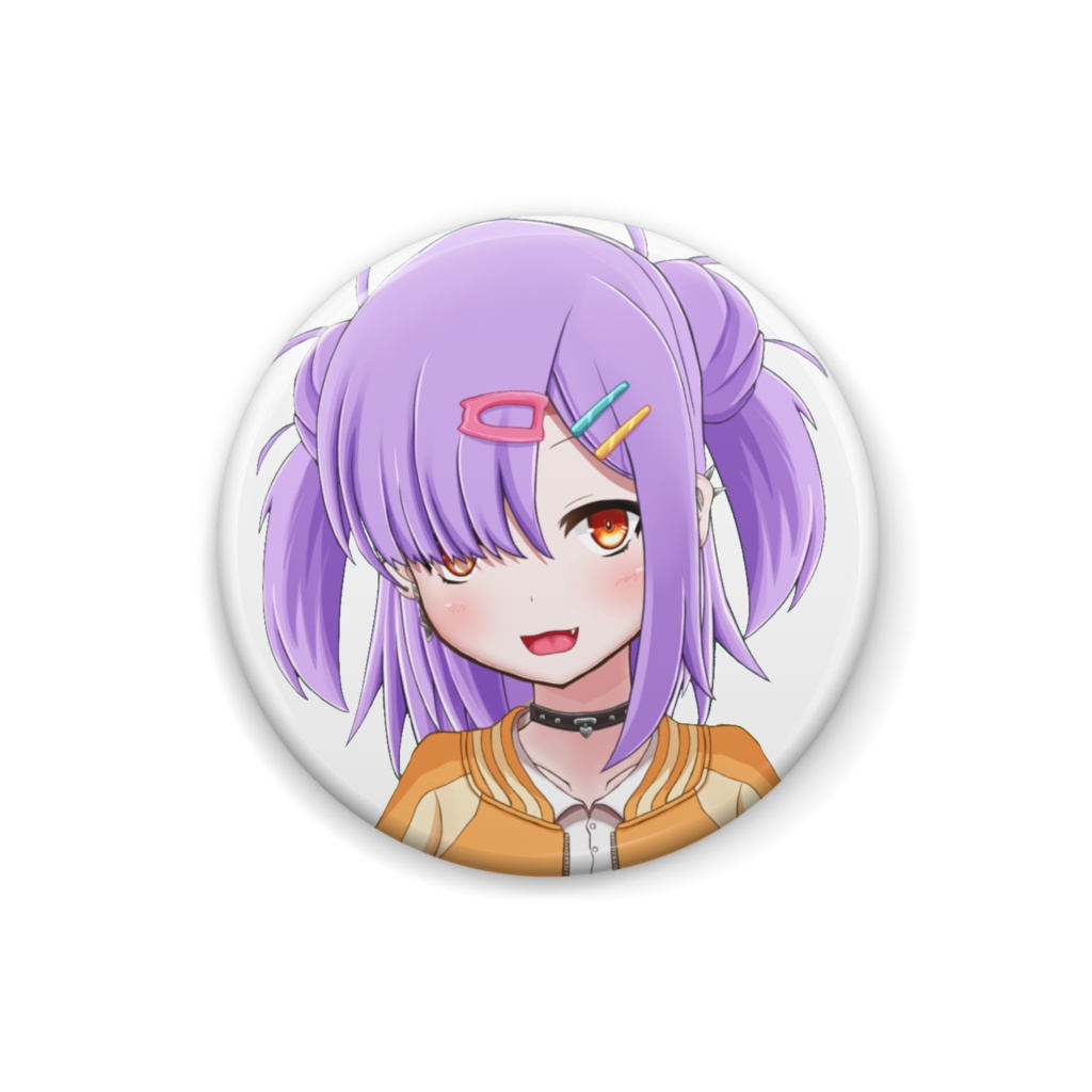 翁長湊 表情缶バッジ2