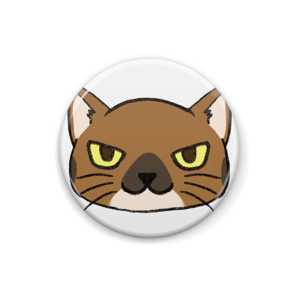 翁長湊 ねこ缶バッジ
