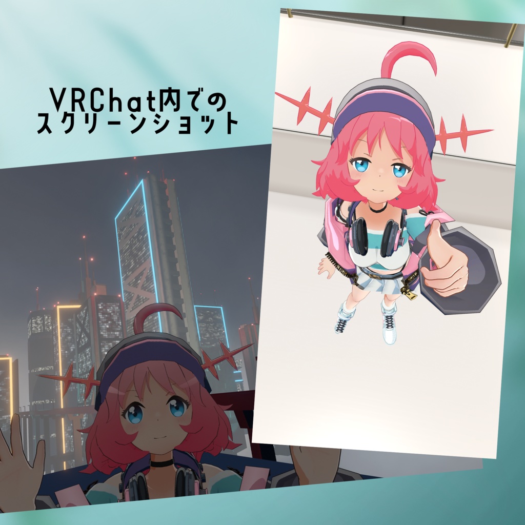 オリジナル3Dモデル『ウパ子』