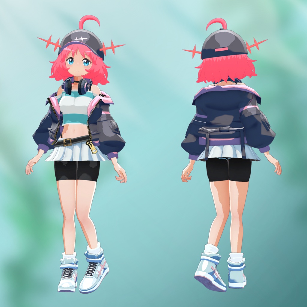 オリジナル3Dモデル『ウパ子』